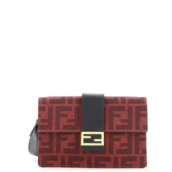 Fendi  Baguette Convertible Pouch Zucca Canvas - Picture 1 of 7